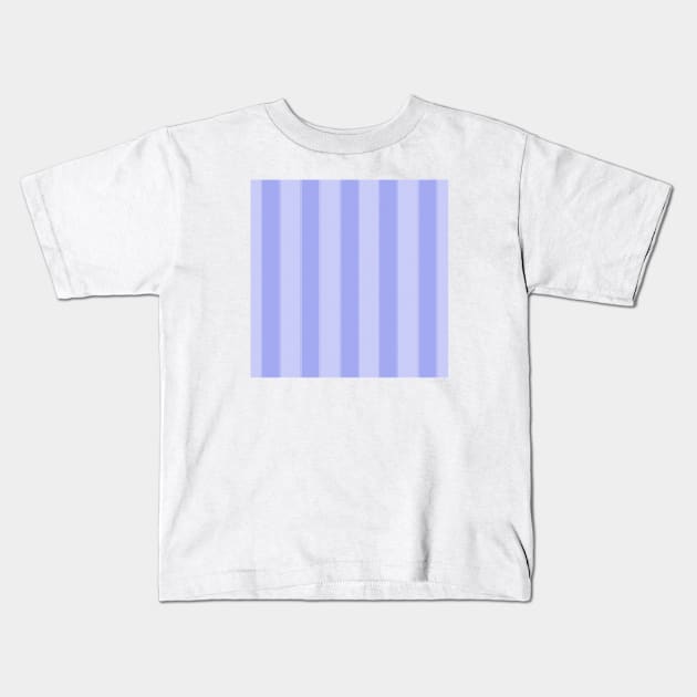 Blue Stripes Kids T-Shirt by StripePatterns